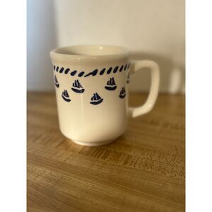 Furio Blue Sailboat Mug Made in Italy